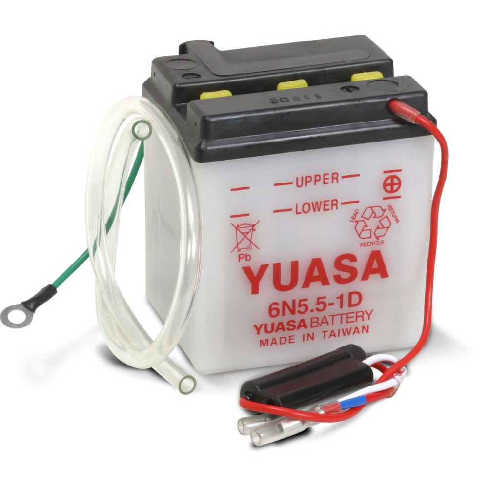 Yuasa Conventional 6N5.51D 6 Volt Battery YUAM2655B