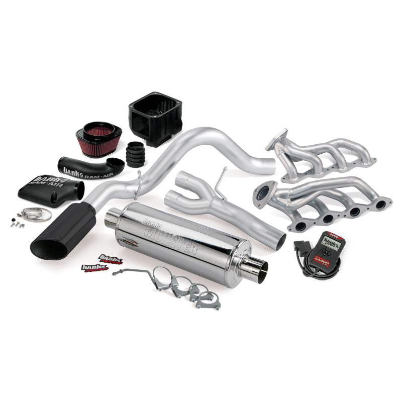 Banks Power 02 Chevy 4.8 5.3L 1500 ECSB PowerPack System   SS Single Exhaust w/ Black Tip