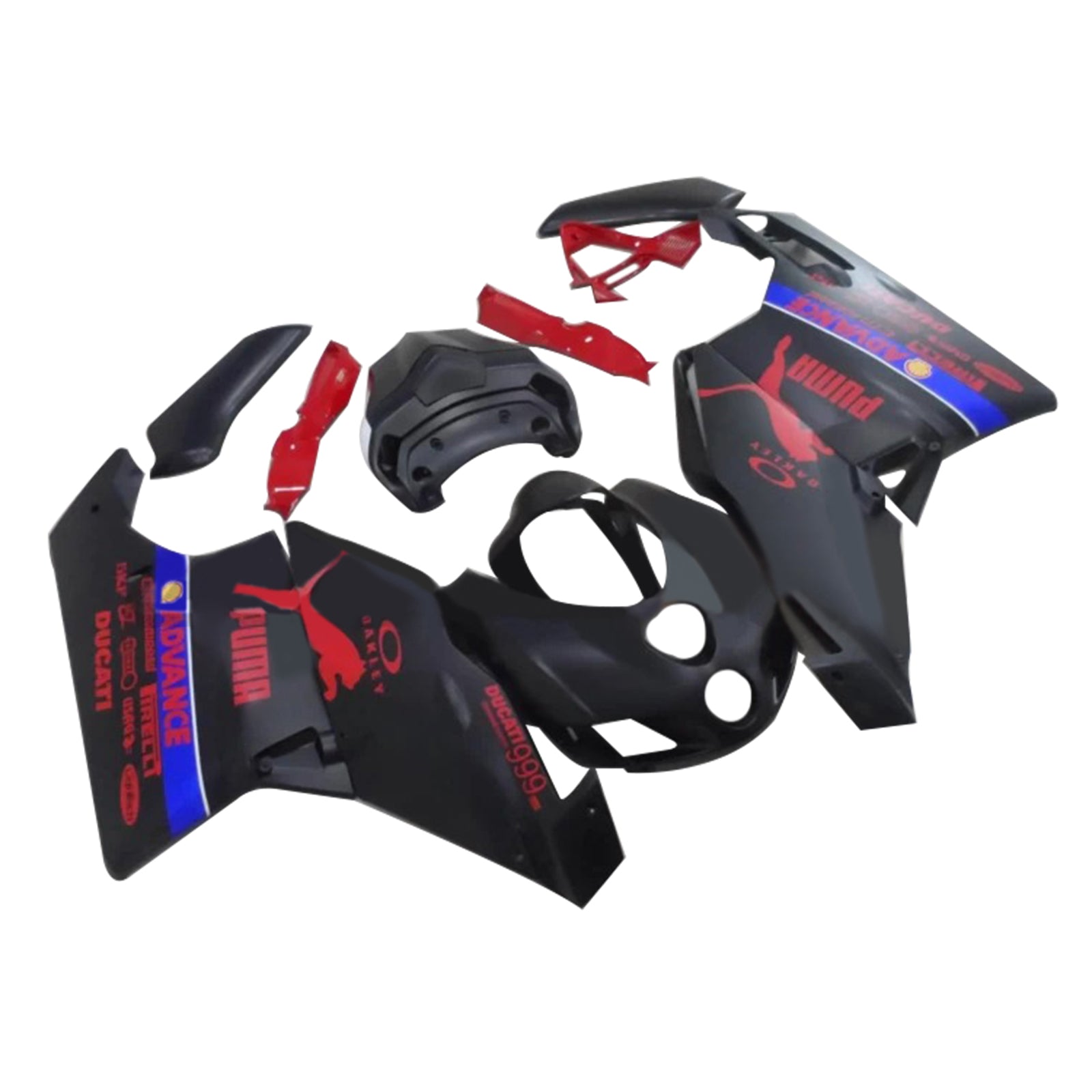 VIPIH Amotopart Ducati 999 749 2005 2006 Fairing Kit Bodywork ABS