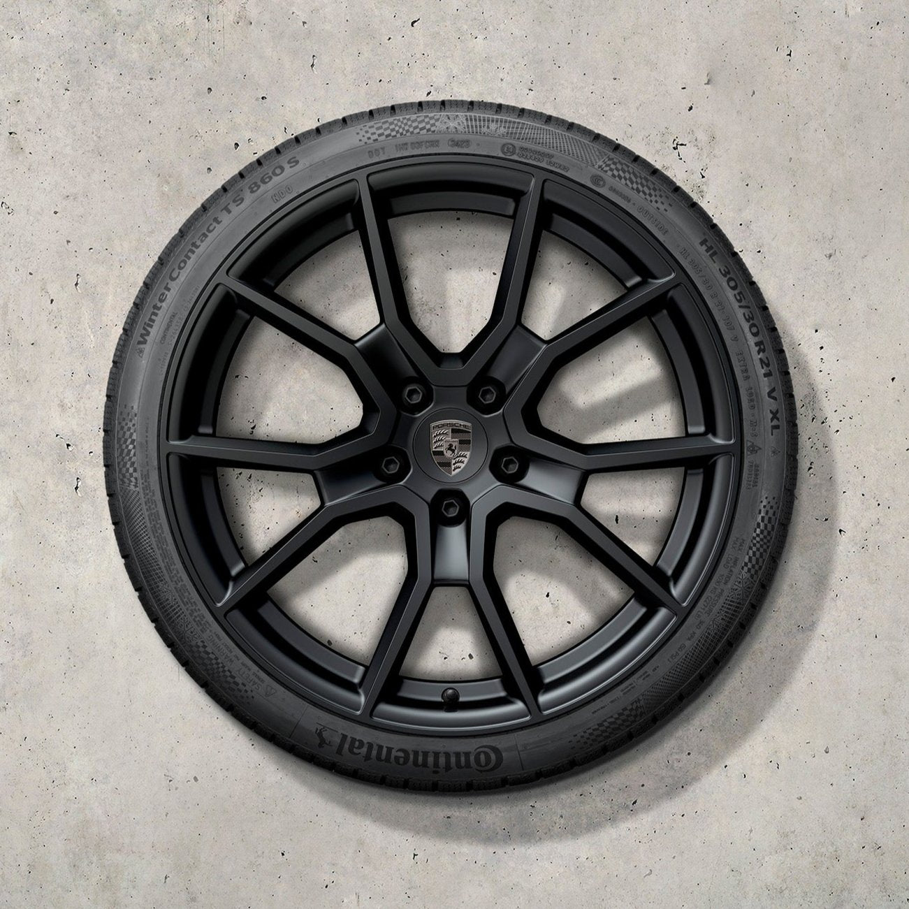 PORSCHE 21" Taycan II "RS Spyder Design" Winter Set   Satin Black