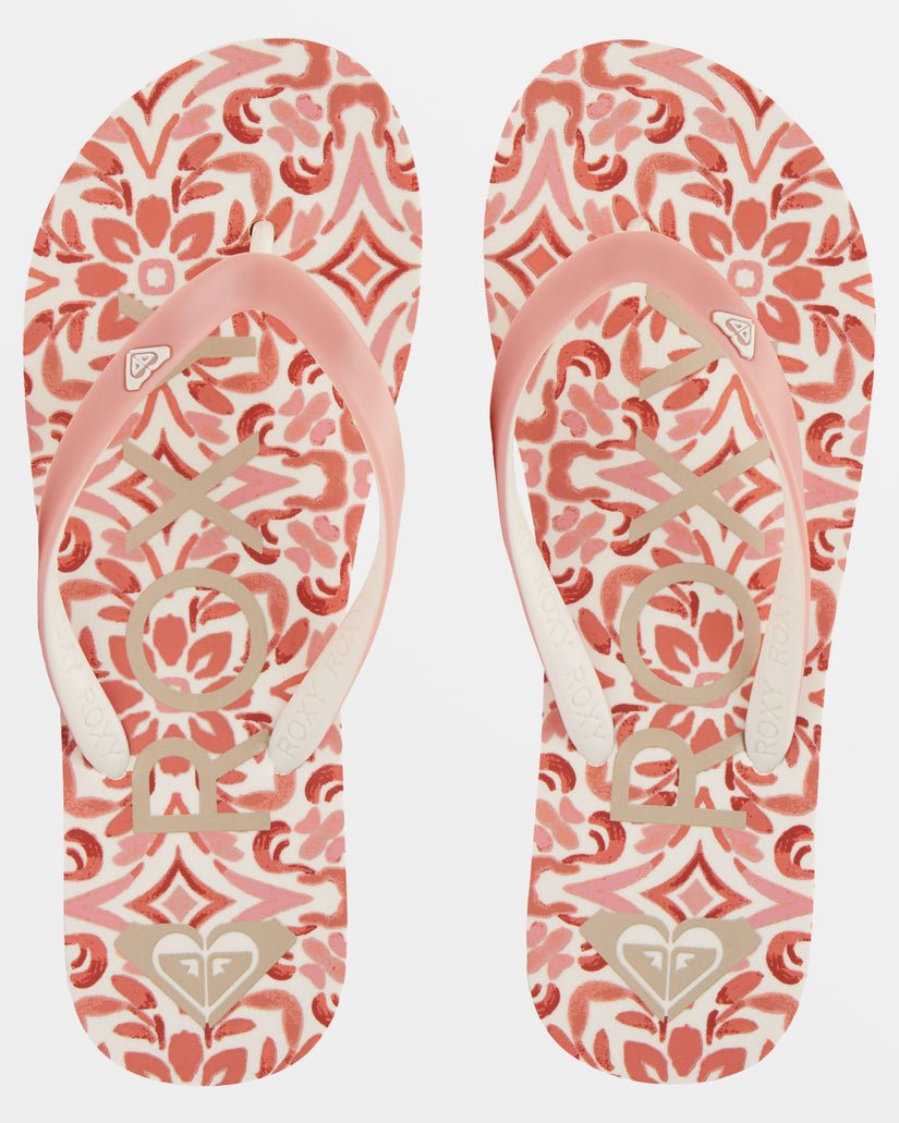 ROXY WOMENS Roxy "Tahiti" Women's Flip Flops   Barely Pink