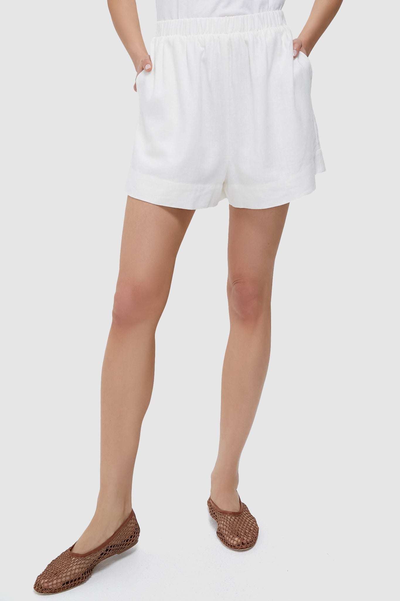 TUCKERNUCK X STUDIO MCGEE White Augusta Shorts