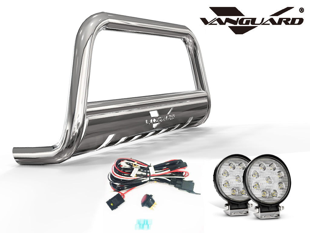 VANGUARD OFF ROAD Vanguard Stainless Steel Front Guards Bull Bars Bumper Guard for 2017 2024 gmc acadia nan