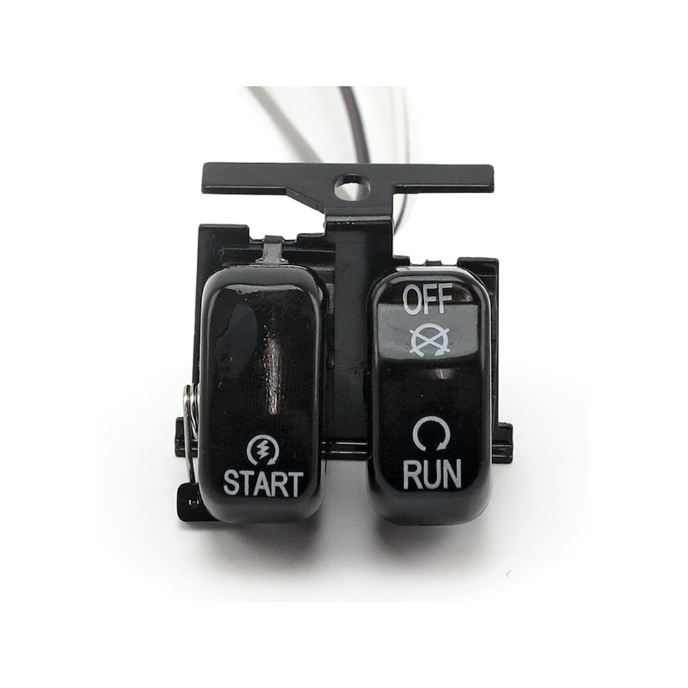 BC22922 MOTORCYCLE STOREHOUSE Harley Davidson Handlebar Switch Run / Off / Start Fits Big Twins & XL BC22922