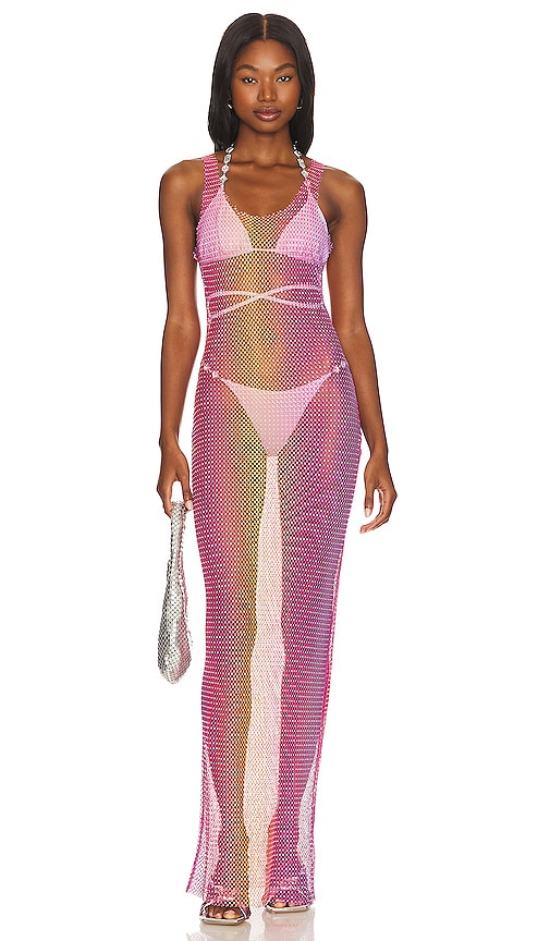 Beach Bunny Payton Maxi Dress in Pink