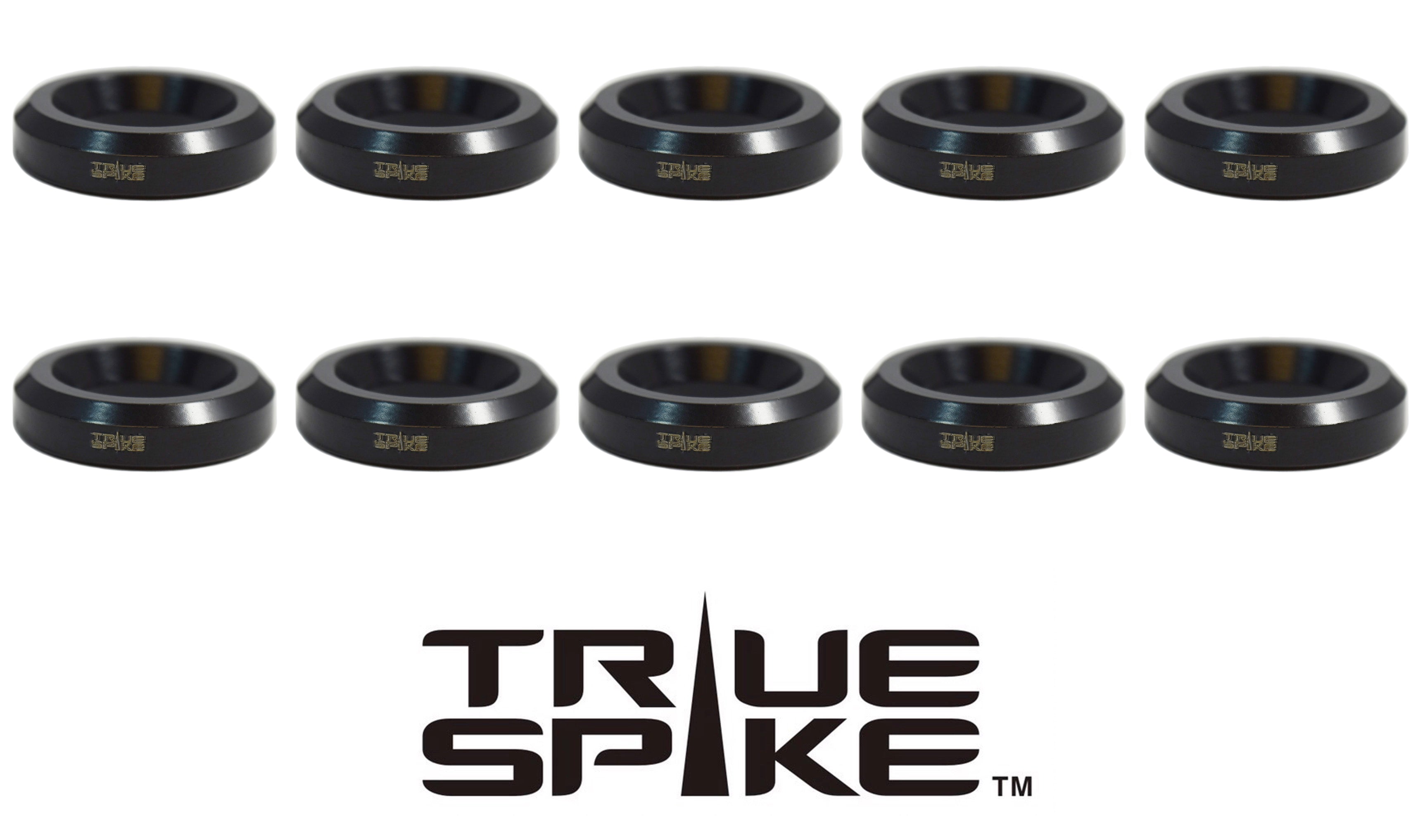 VMS RACING FLAT SEAT WHEEL ADAPTER WASHER TO STANDARD 60 DEGREE TAPERED TRUE SPIKE LUG NUT FORD F250 F350 CHEVY/GMC  SILVERADO SIERRA DODGE RAM FOR DUALLY WHEEL / PART # LGW001