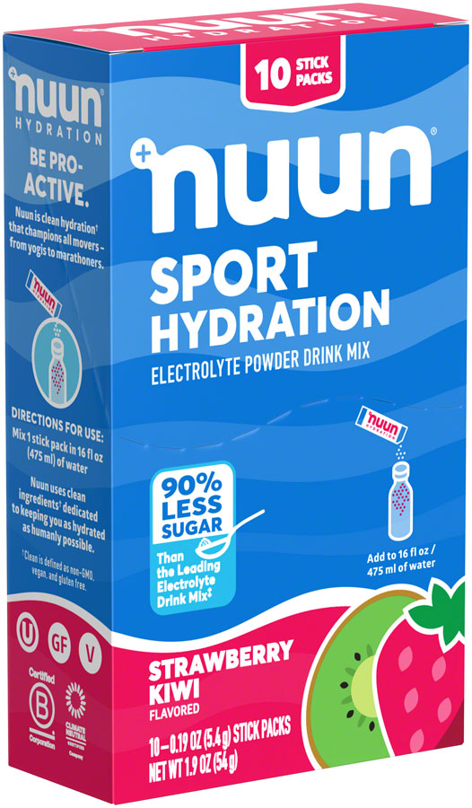 Nuun Sport Powder   Strawberry Kiwi, Box of 10