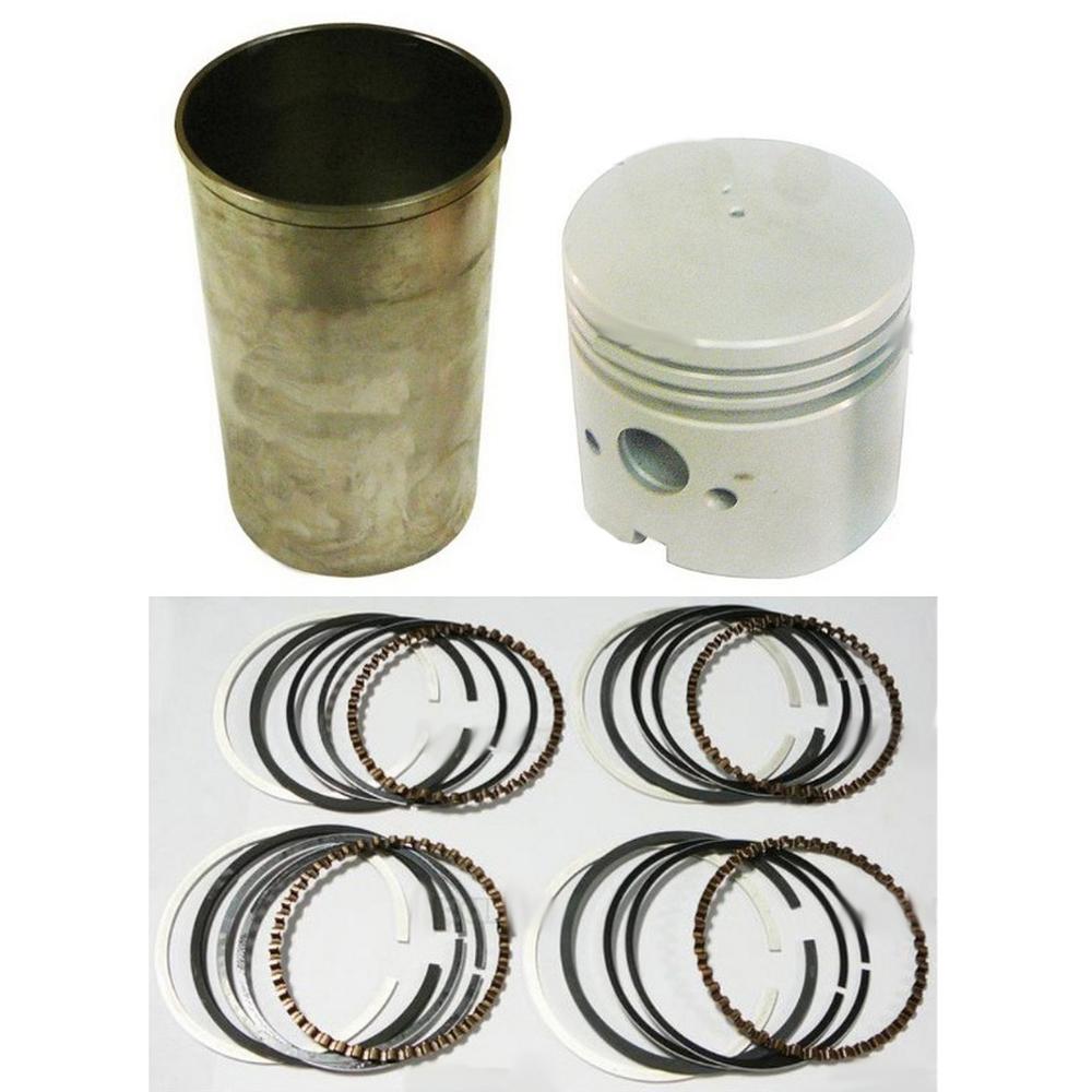 RELIABLE AFTERMARKET PARTS, INC®  OD FPN6055A 4 Pistons Rings Liner Kit 4" Bore Fits Ford Tractor 800 801 900 901 400