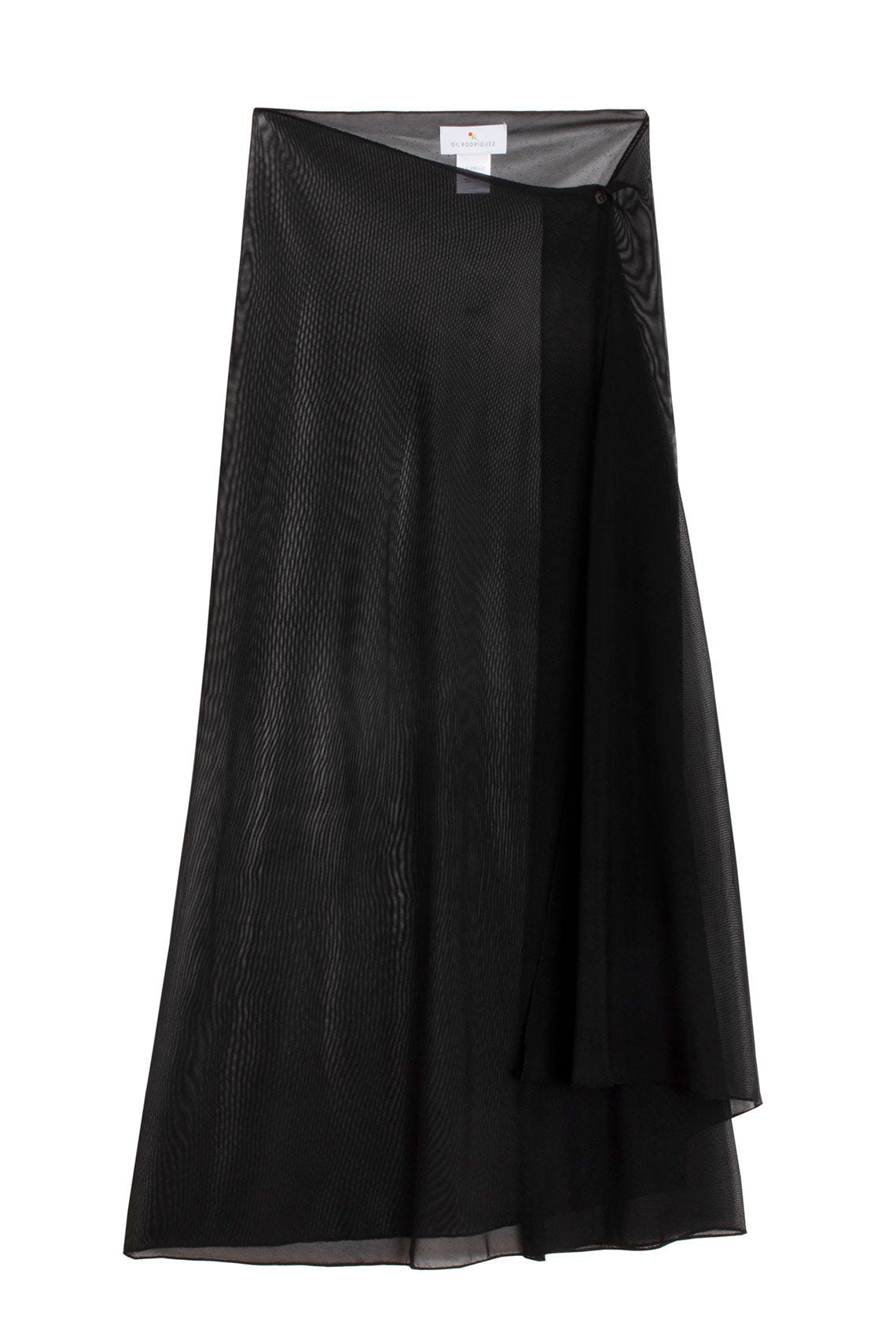 GIL RODRIGUEZ Black Mesh Skirt