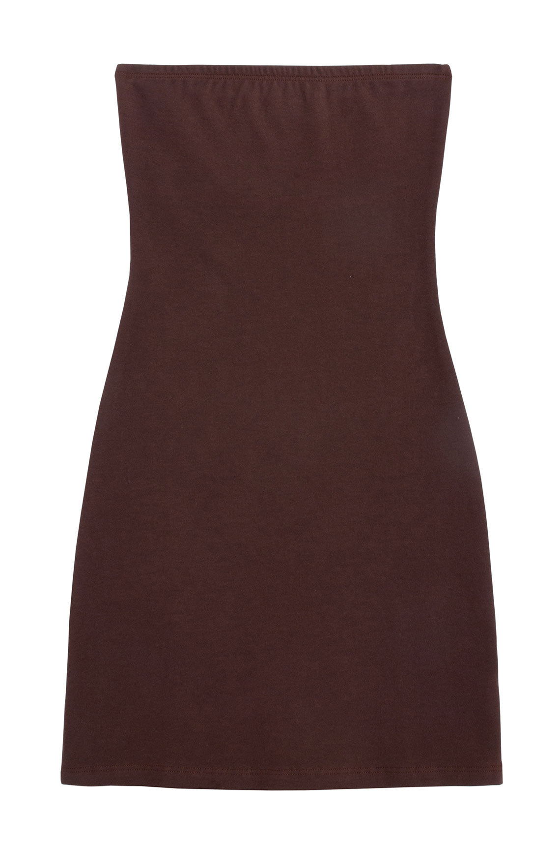 GIL RODRIGUEZ Chocolate Mini Convertible Tube Dress