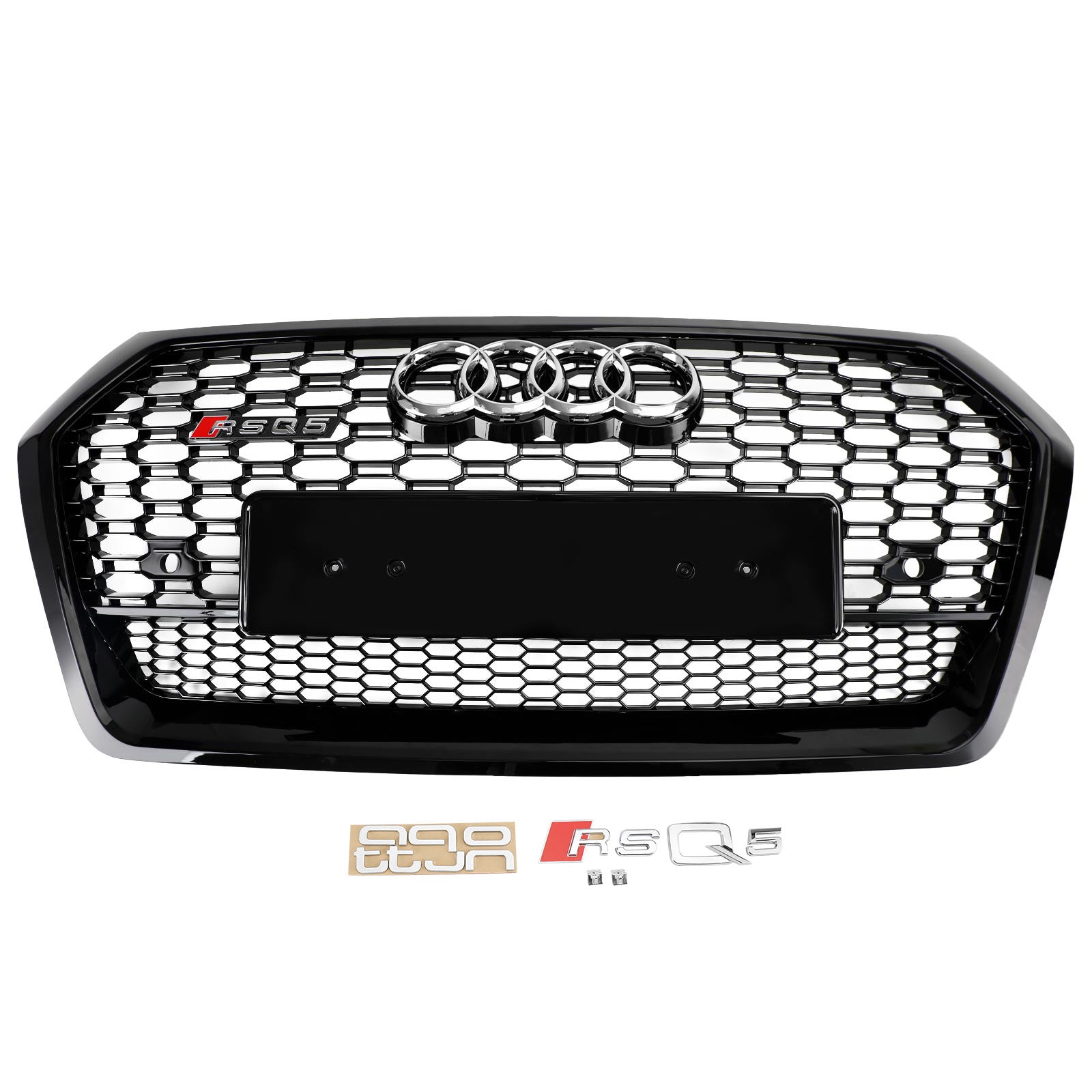 VIPIH Audi Q5 SQ5 2018 2020 RSQ5 Style Front Honeycomb Mesh Grill Grille