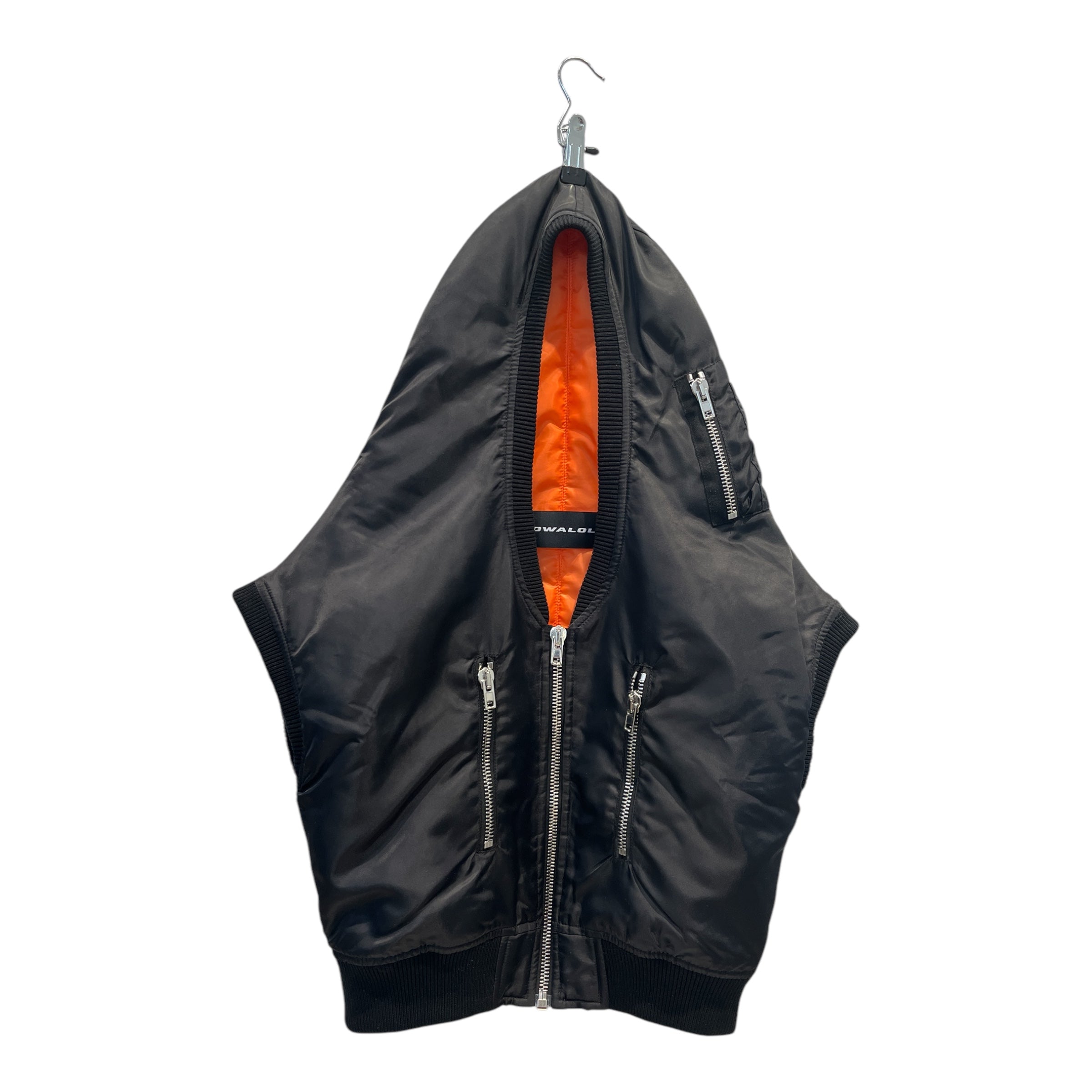 MOWALOLA Puffer Vest M Polyester BLK CACOOn BOMBER VEST