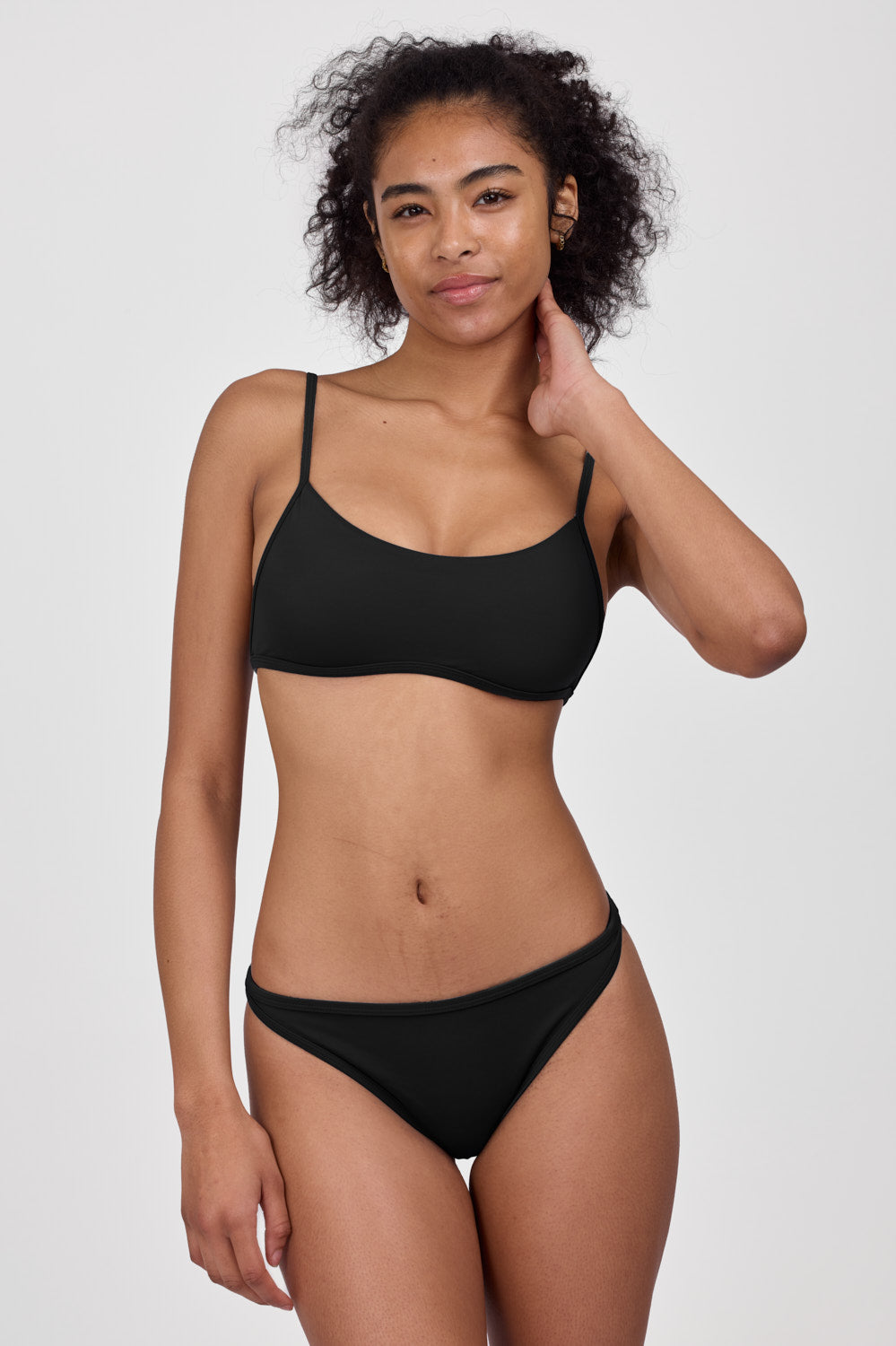 JOLYN SURF COLLECTION DROP 2 2025 Melissa Bikini Bottom   Black