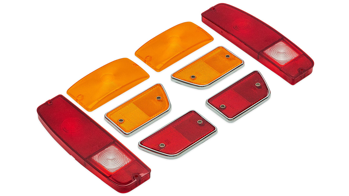 TOMS OFFROAD Outer Lens Kit   Taillights, Side Reflectors, Turn Signals, 1969 Ford Bronco