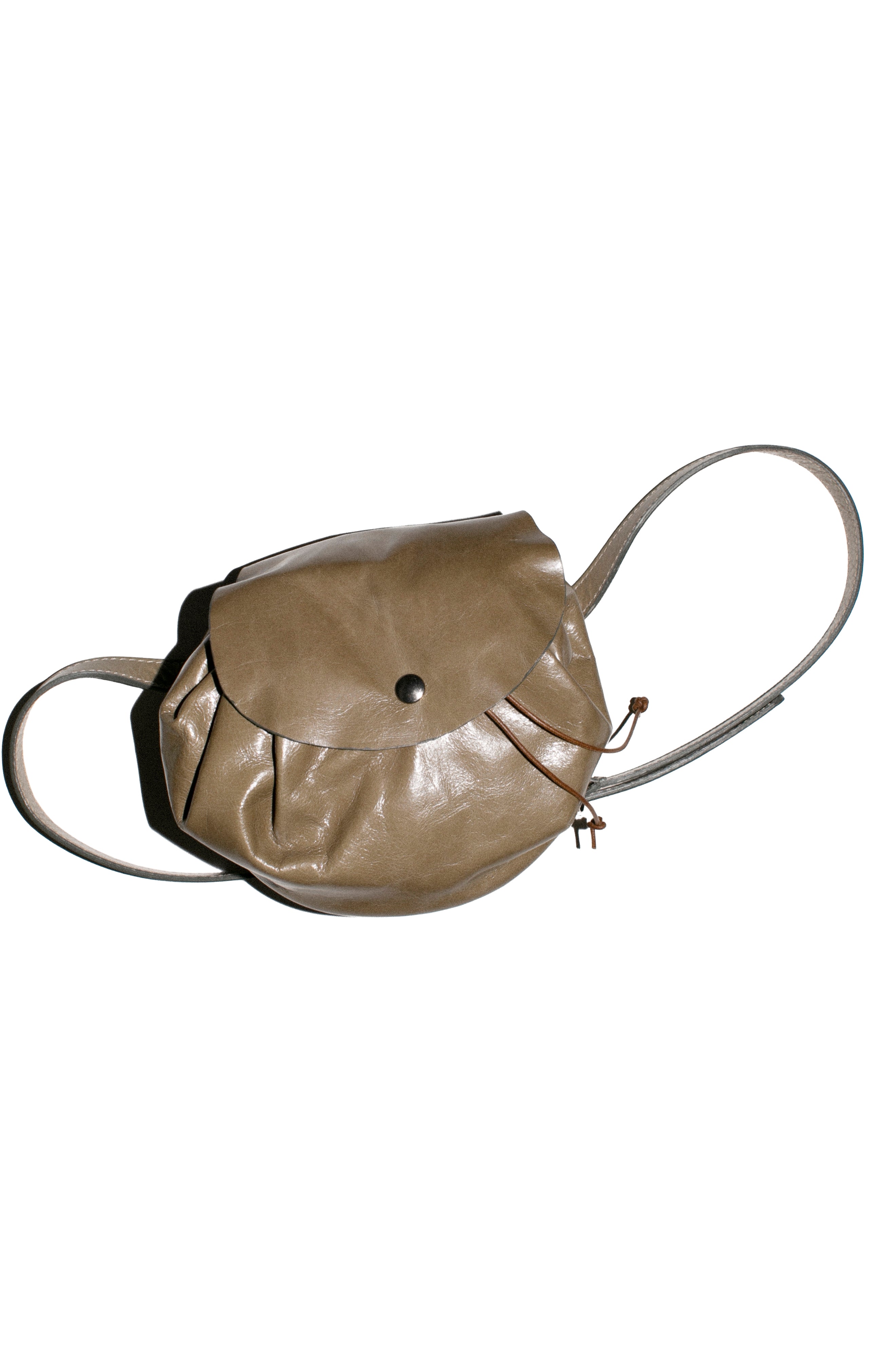 MARYAM NASSIR ZADEH Olive Brown Scribble Pouch