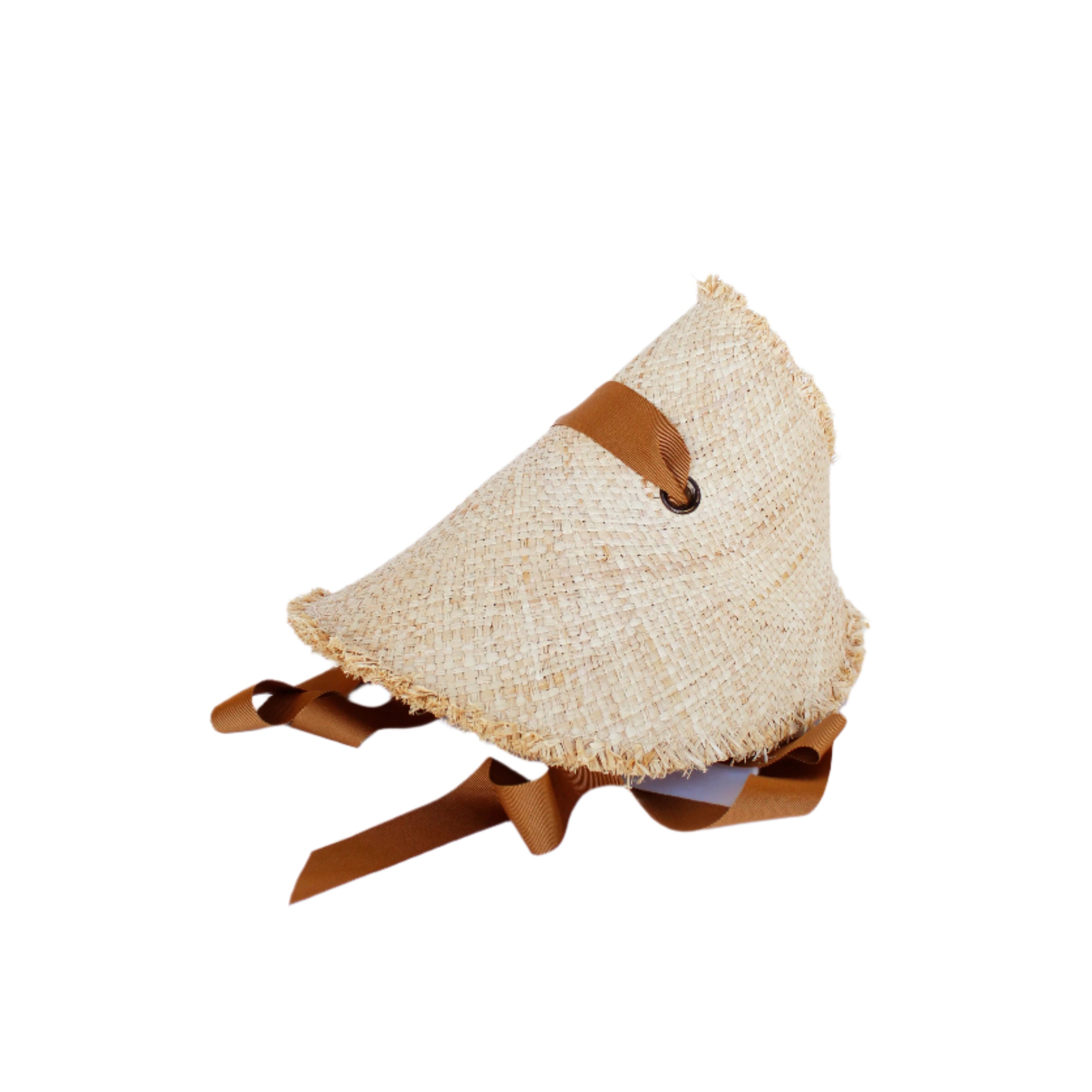LOLA HATS Megaphone Hat in Natural/Nutmeg