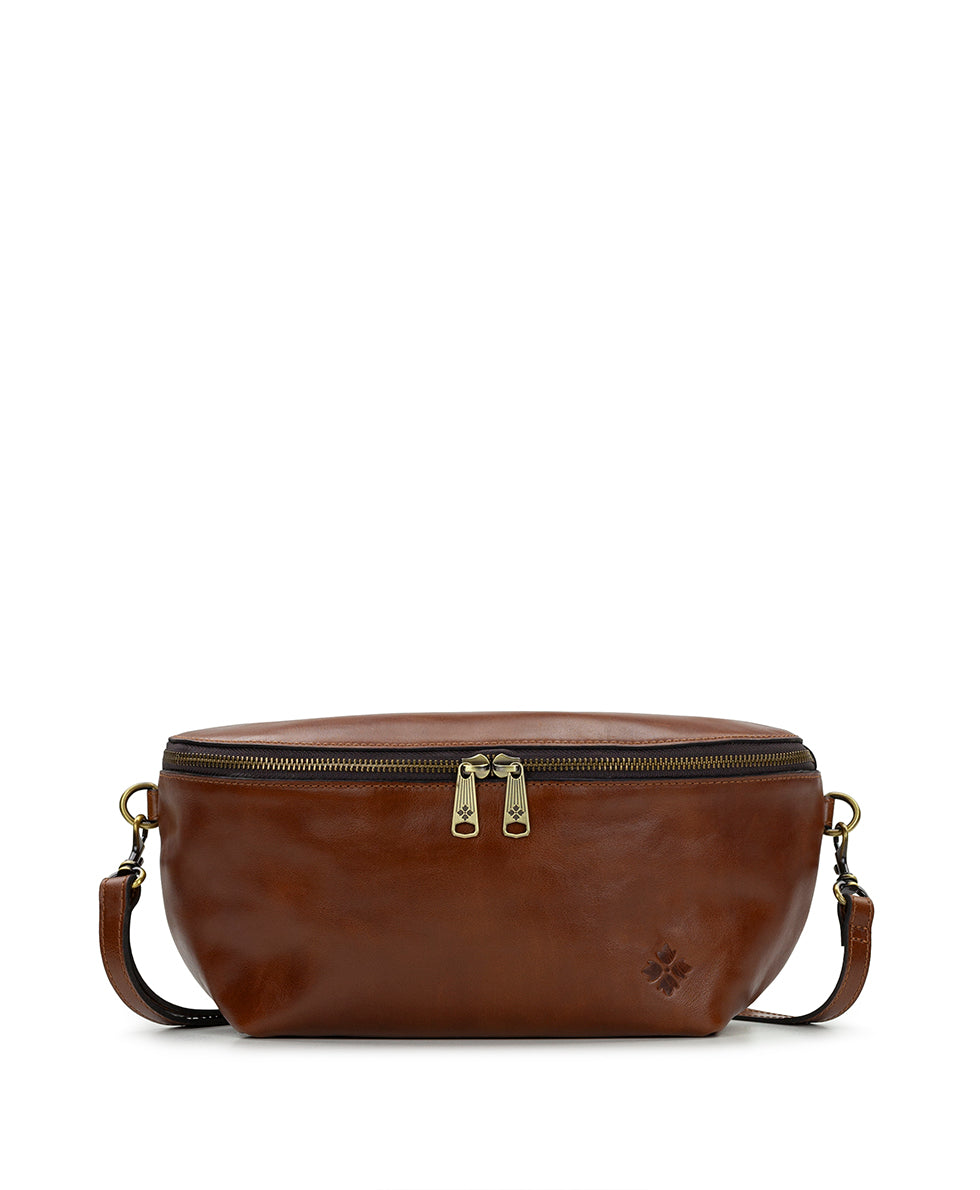 PATRICIA NASH Yanna Belt Bag   Vintage Distressed Leather