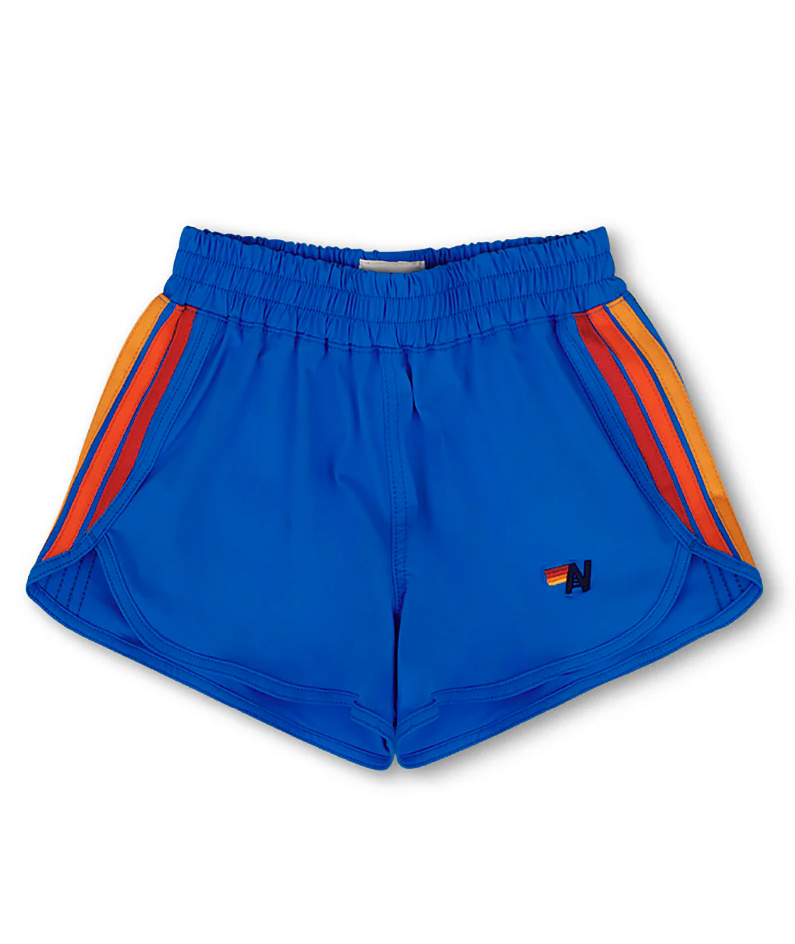 Aviator Nation Kids 5 Stripe Flex Jogger Shorts Parrot
