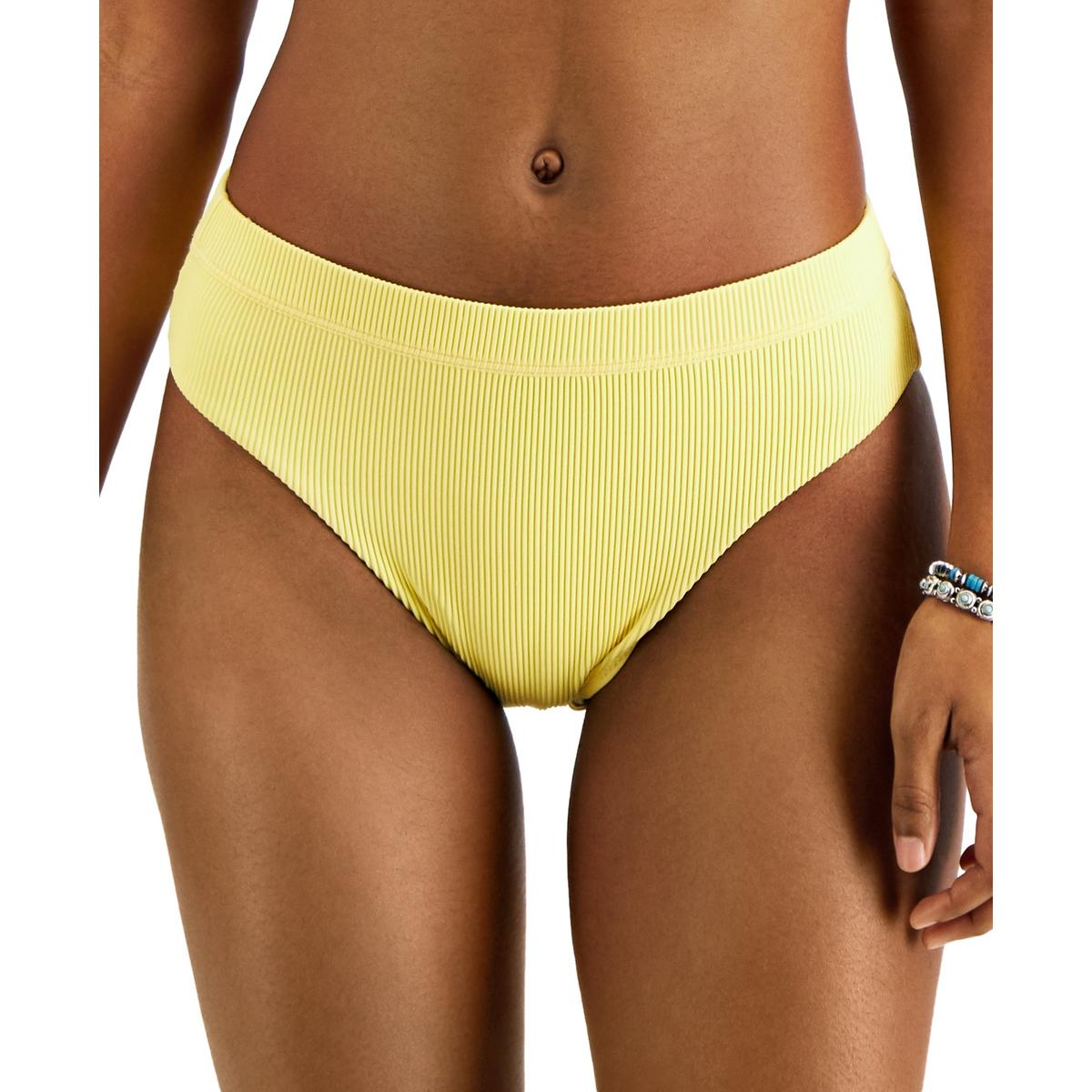 Roxy Womens Juniors Ribbed Moderate Swim Bottom Separates