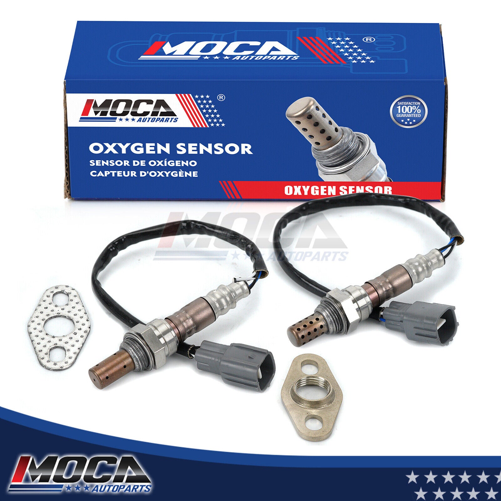 MOCAAUTOPARTS MOCA 2pcs Upstream & Downstream O2 Sensor Oxygen Sensor Fit for 2001 2002 Toyota 4Runner 3.4L