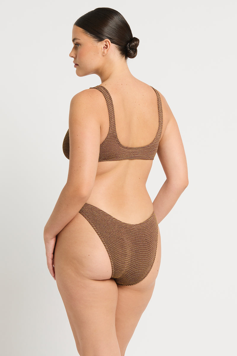 BOND EYE SWIM Sign Brief   Cocoa Butter Lurex