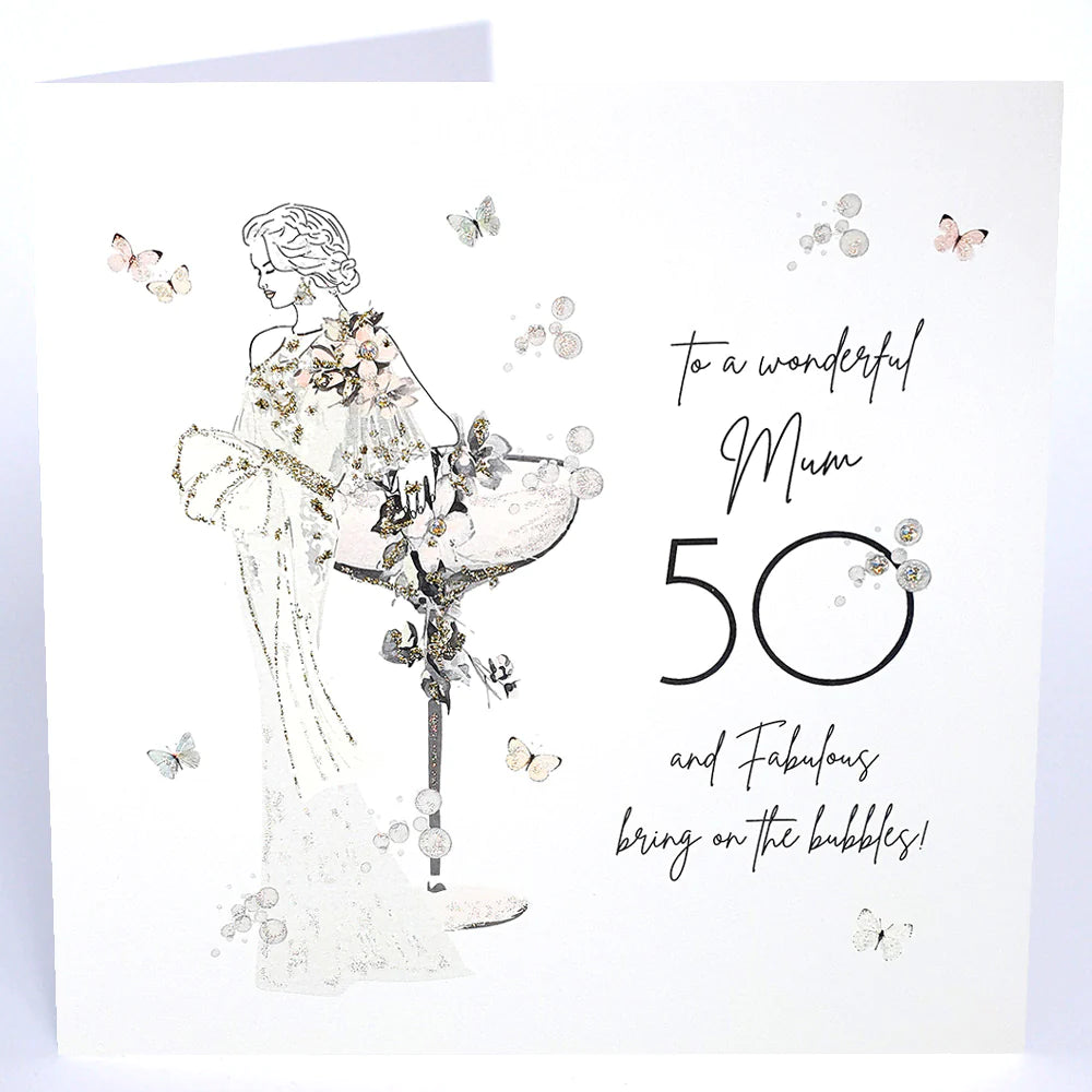 Five Dollar Shake   LARGE card   50 To a Wonderful Mum Birthday