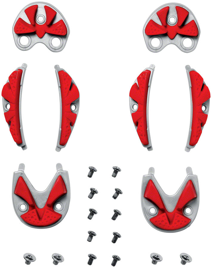 Sidi SRS Carbon Ground Inserts   Red, 41 44