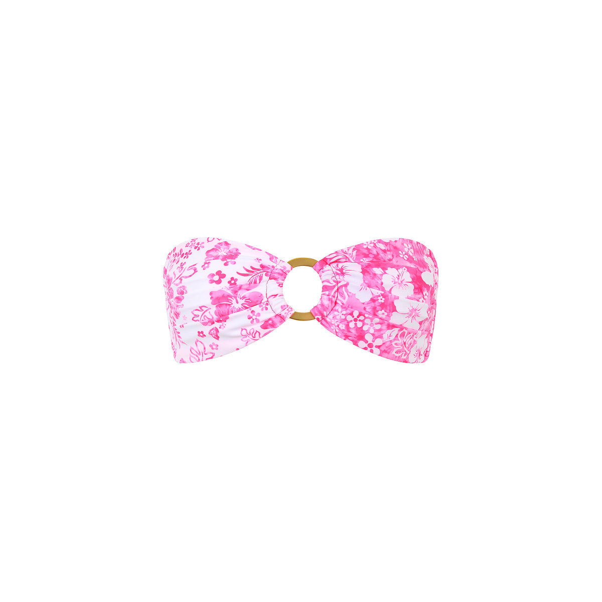 KULANI KINIS Strapless Bandeau Bikini Top   Island Blush