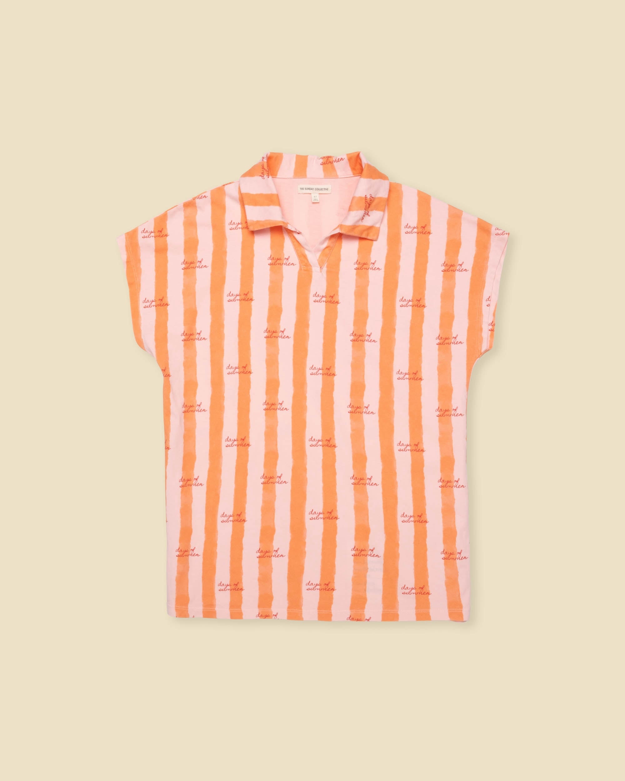 THE SUNDAY COLLECTIVE Organic Tunic Dress in Starburst Stripe