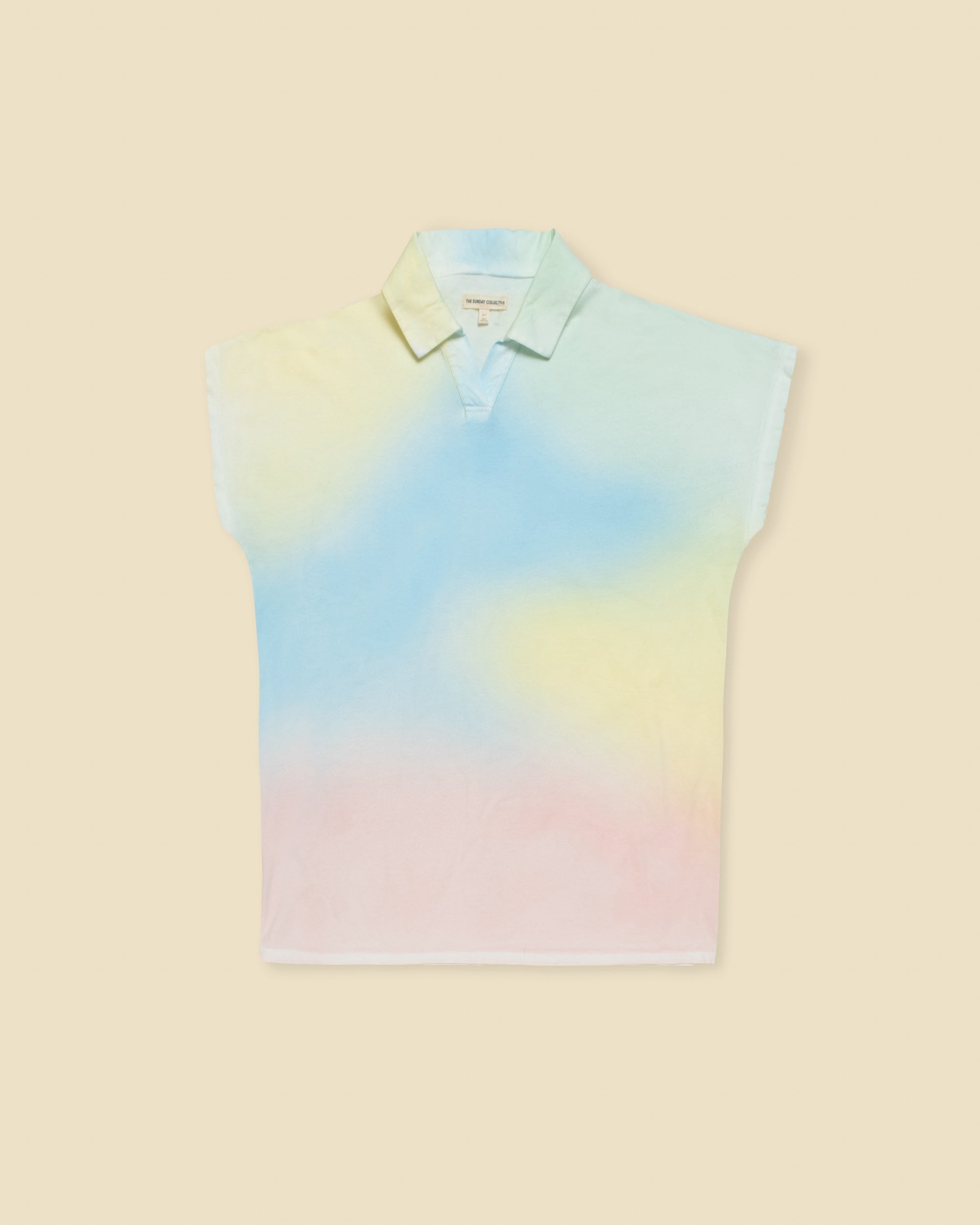 THE SUNDAY COLLECTIVE Organic Tunic Dress in Rainbow Sherbet