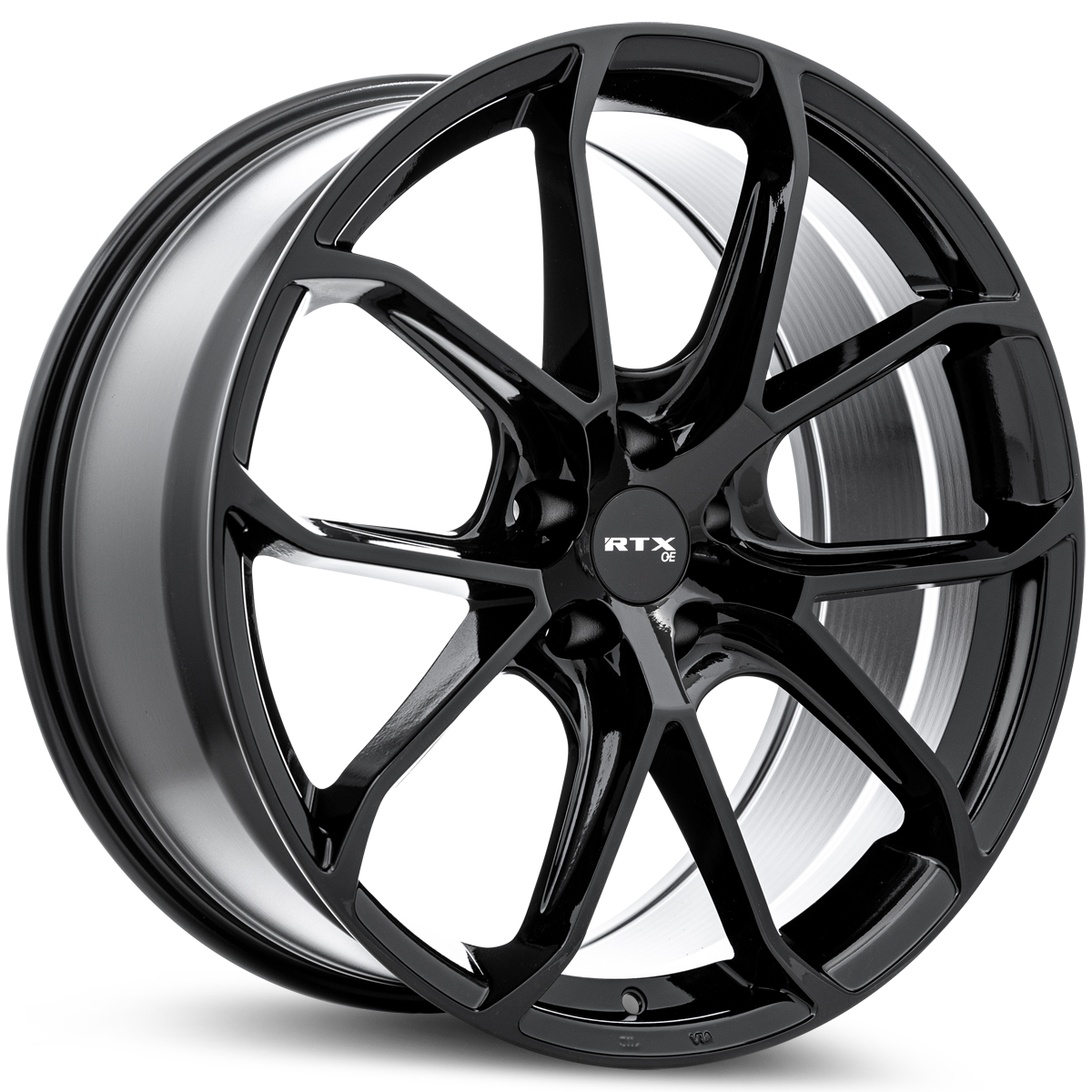 RTXWHEELS 21x9.5 Alloy Wheel   RTX MC01 083233 Gloss Black , with 5x130 Bolt Pattern , 45.0 Offset , 71.5 HubBore