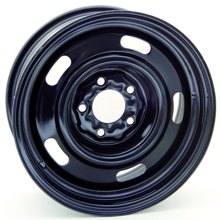 RTXWHEELS 15x6 RTX  Steel Wheels  x40709    Black , with 5x114.3 Bolt Pattern 7 Offset 70.6 HubBore