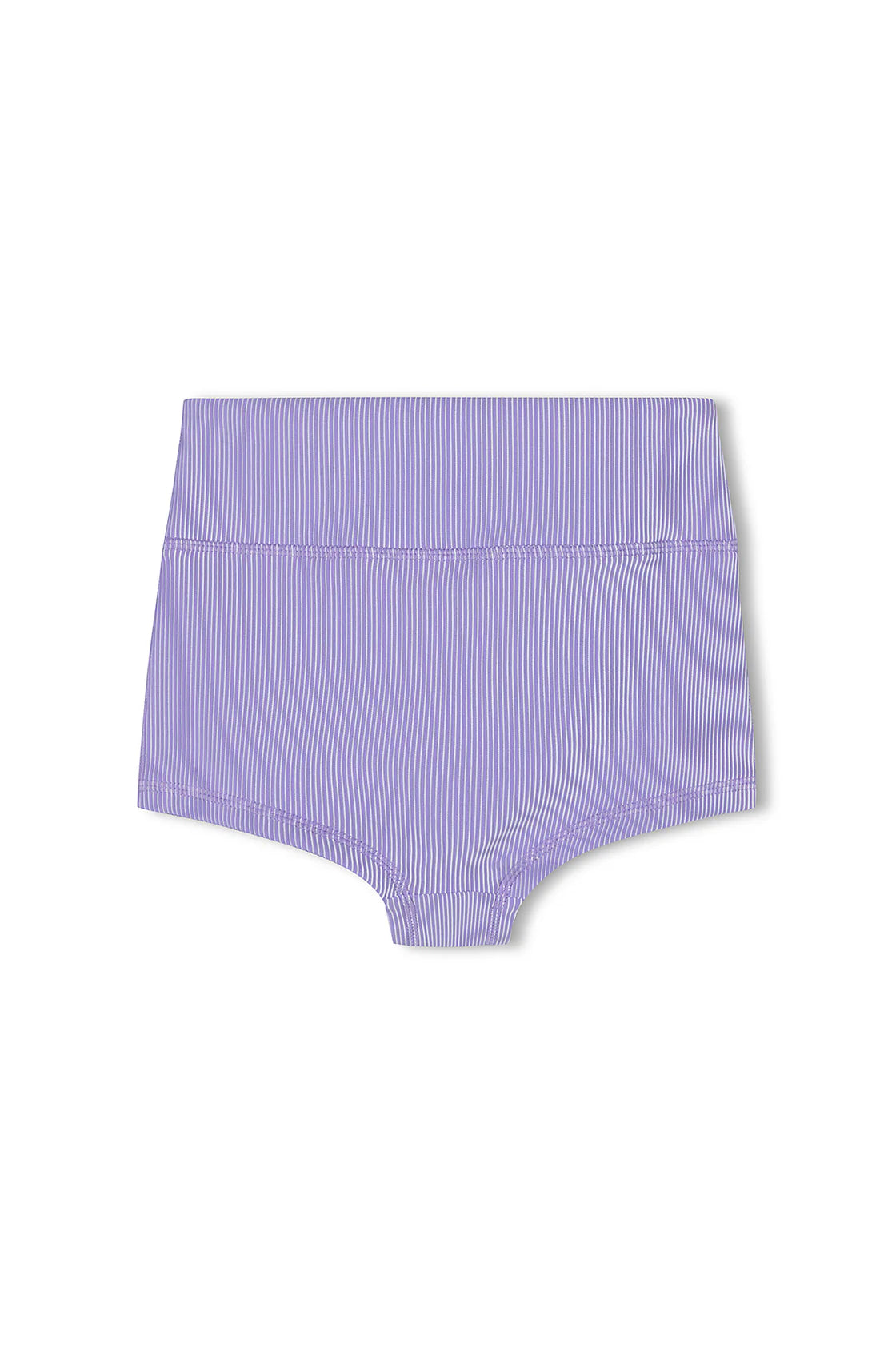 ZULU & ZEPHYR Mini Stripe Rib Boy Short   Grape