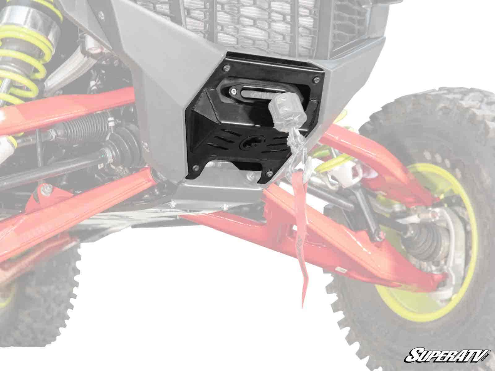 Super ATV POLARIS RZR PRO R WINCH MOUNTING PLATE