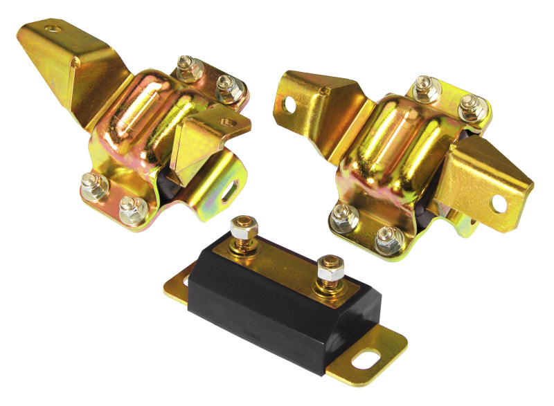 Prothane Ford Motor & Trans Mount Kit   Black