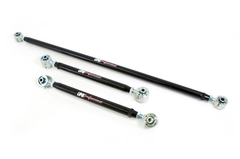 UMI Performance 82 02 F Body Double Adjustable Lower Control Arm Panhard Bar Kit