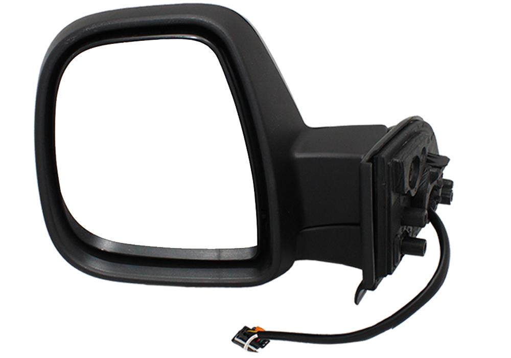 SPARES HUT Peugeot Partner 2018 2024 Electric Black Cover Wing Door Mirror Left Side
