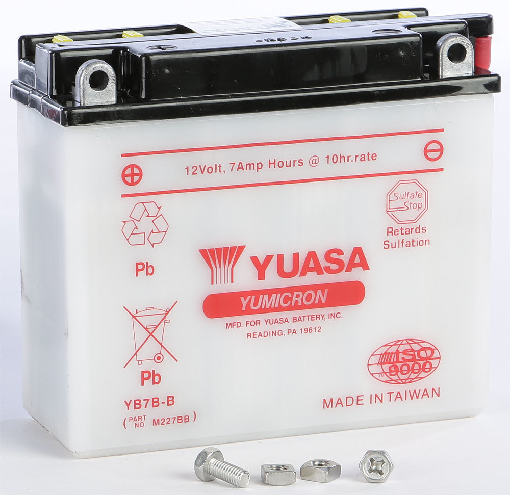 YUASA BATTERY YB7B B CONVENTIONAL