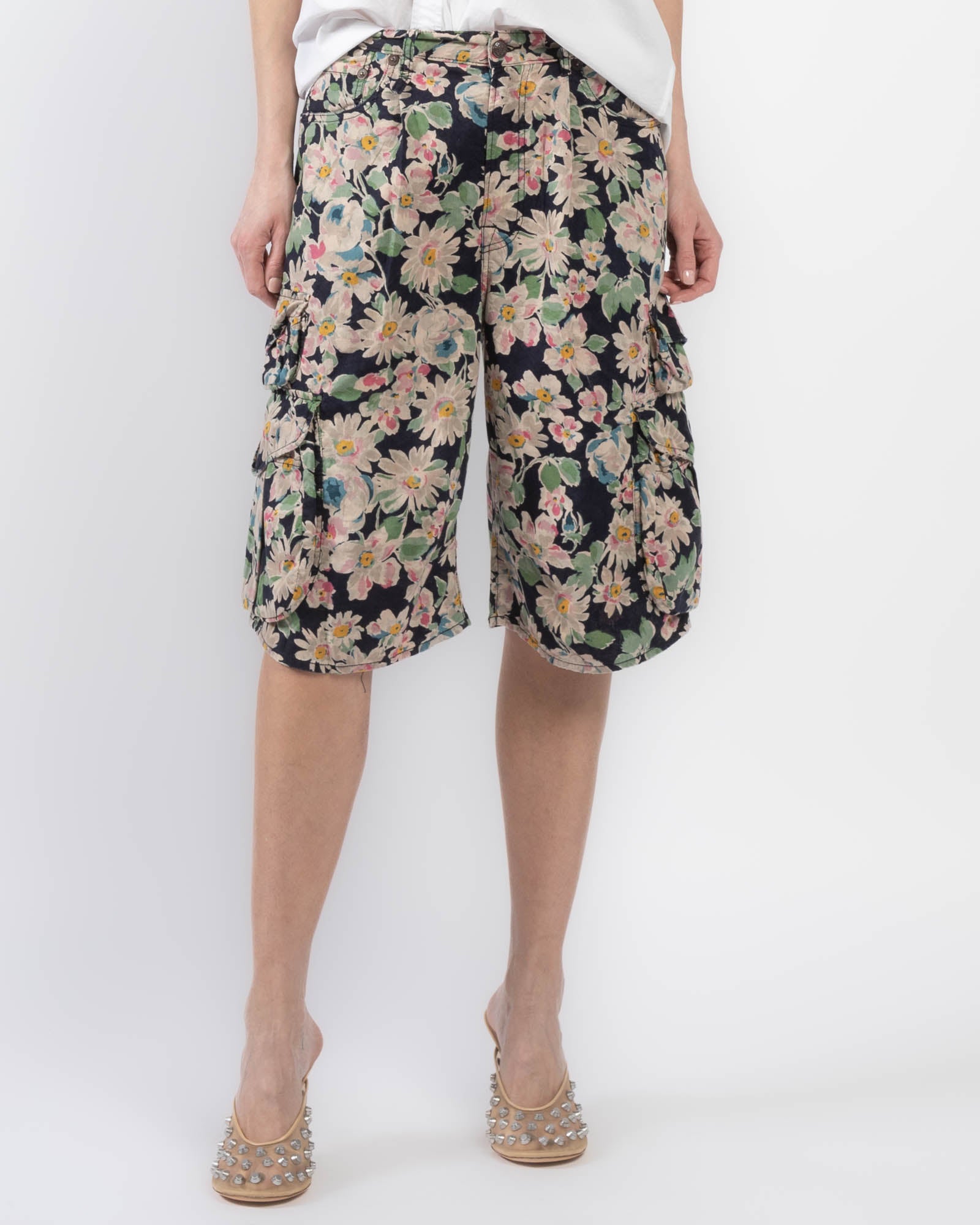 R13 Bermuda Cargo Shorts