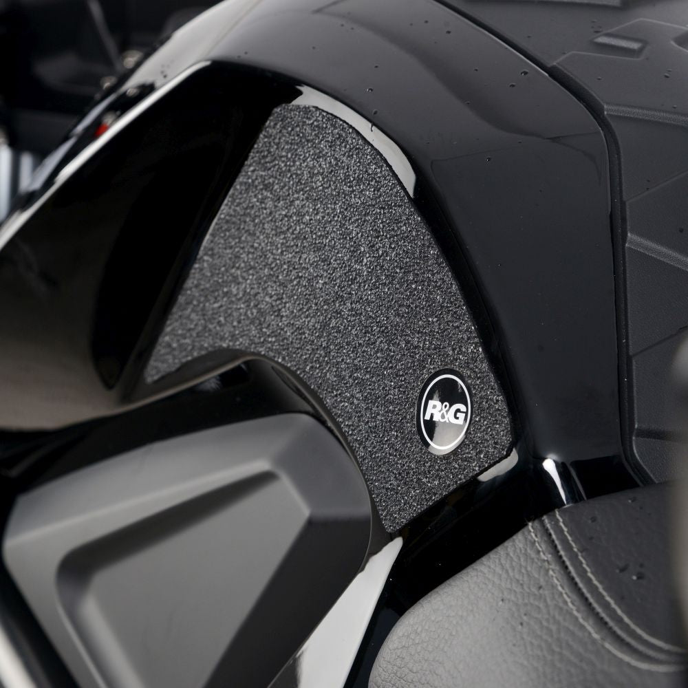 R&G Racing Black Tank Traction Grips For 2021 2024 Lexmoto LXR 125