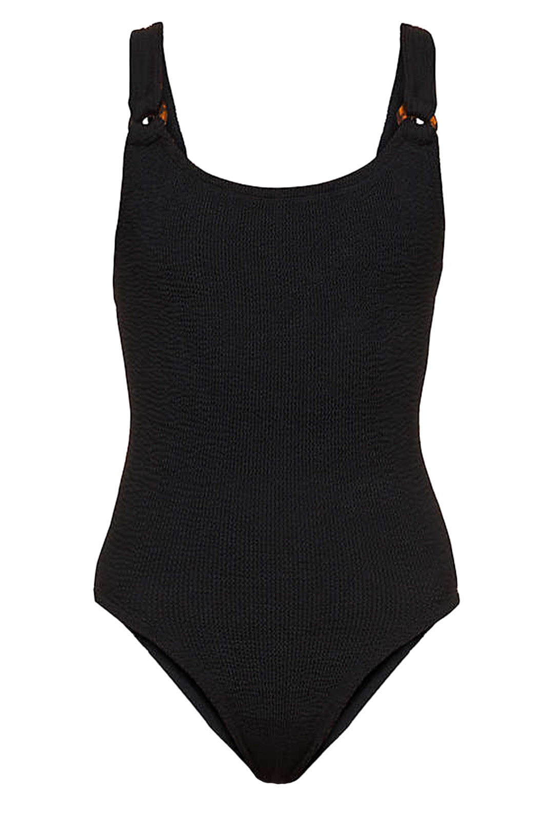 HUNZA G Domino Ring Detail Swimsuit