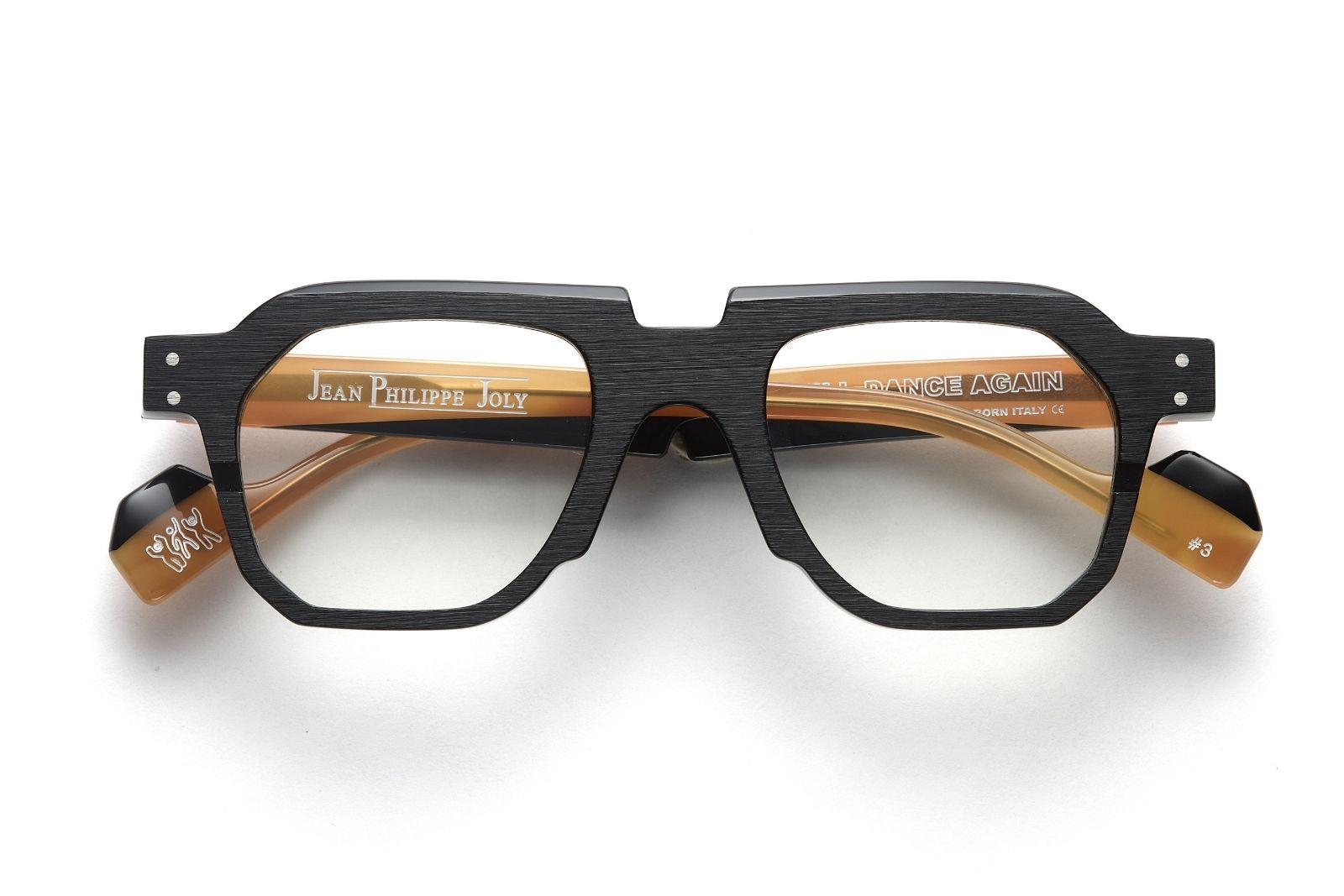 JEAN PHILIPPE JOLY We Will Dance Again Eyeglasses   109   Black   Matte Caramel
