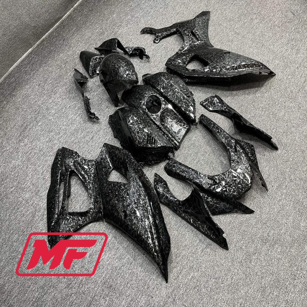 Monster Fairings Full Kit Yamaha R7 21 23 Forged Carbon Fiber Style + Windshield + Gas Tank Cover