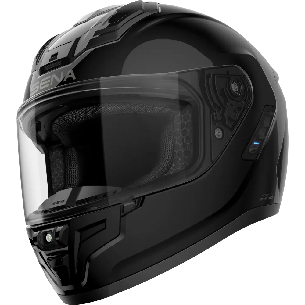 SENA Phantom Ff Mesh Com Helmet Glossy Black Sm