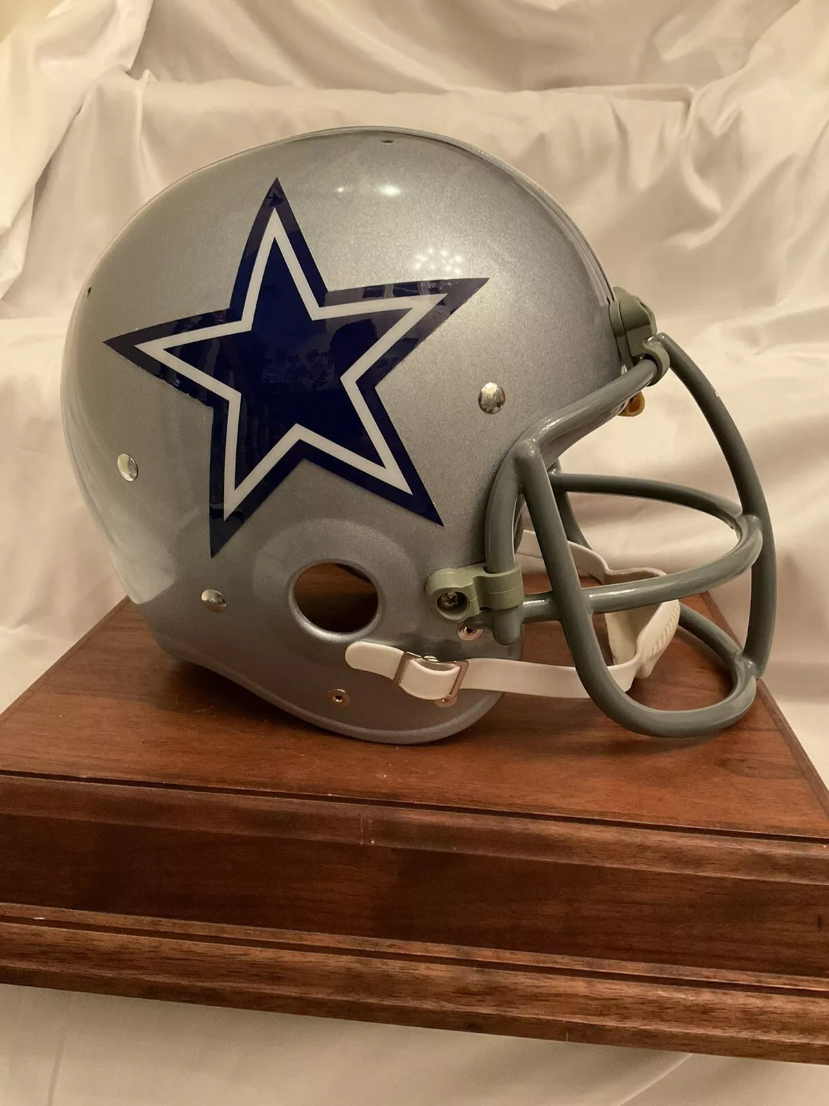 WESTBROOKSPORTSCARDS TK2 Style Dallas Cowboys Suspension Football Helmet Randy White NOP Mask