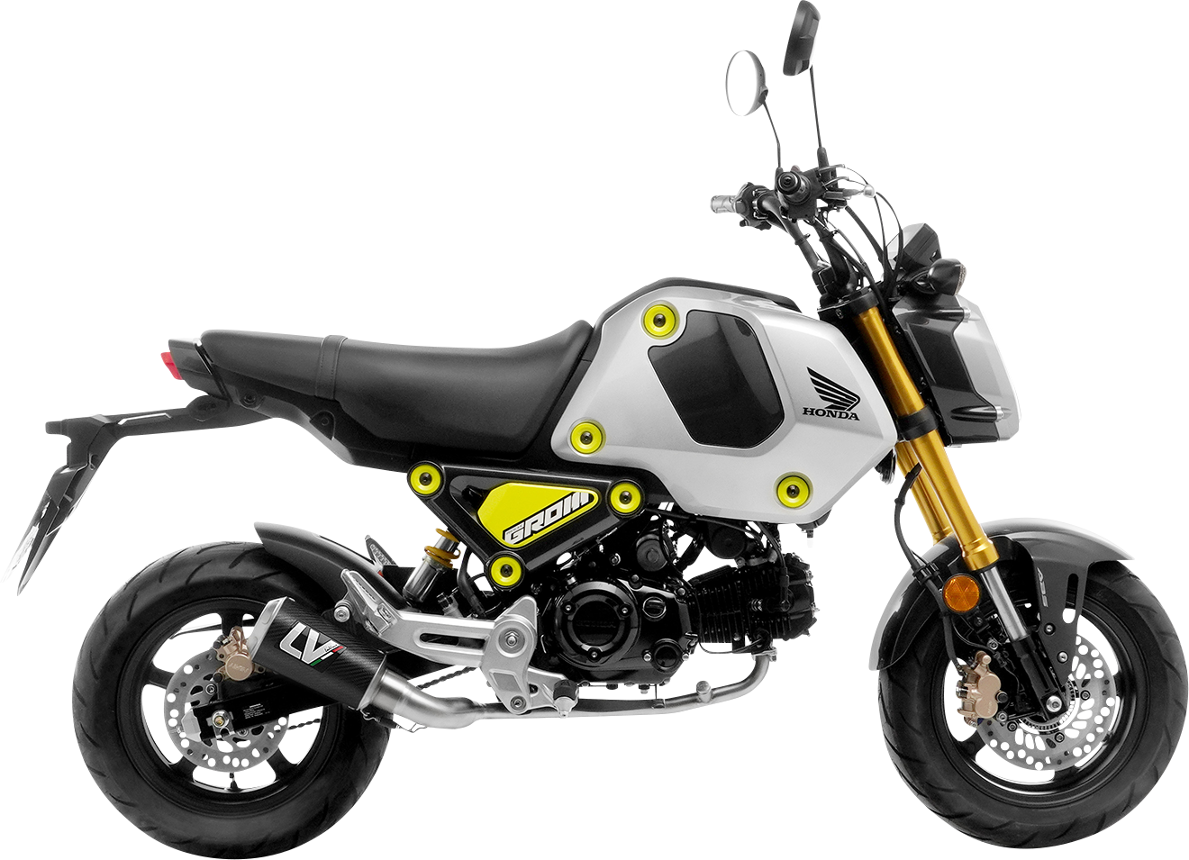 OCP PARTS WAREHOUSE LEOVINCE LV 10 FULL EXHAUST 22 23 HONDA GROM SS/CF/SS 15252C