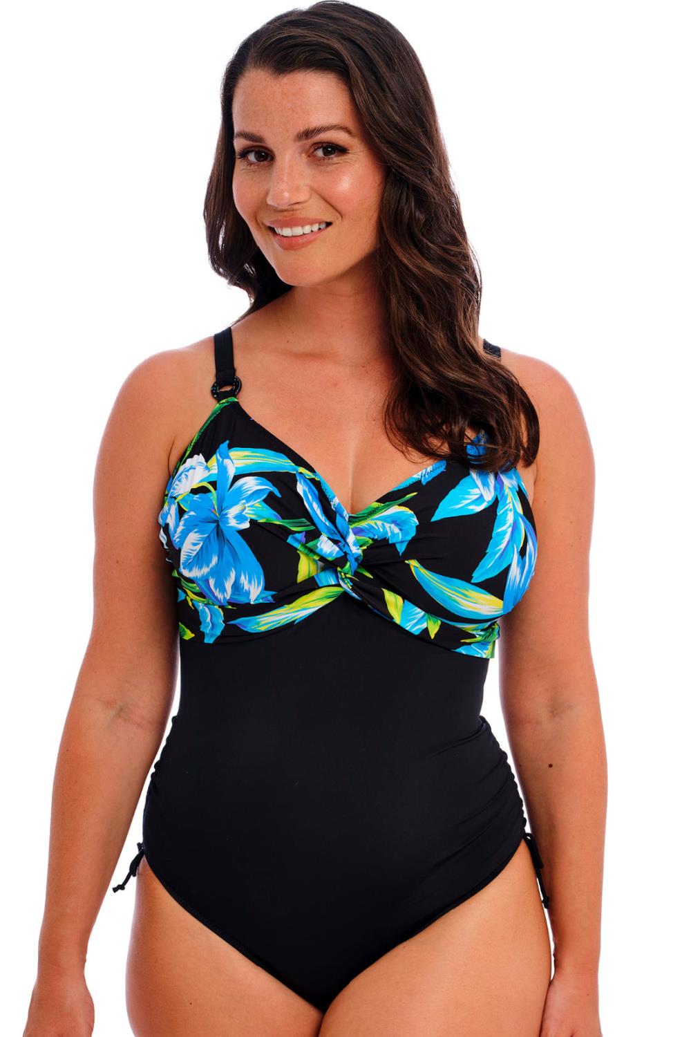 Fantasie Talm Beach Underwired Twist Front Swimsuit  Black (FS505031)