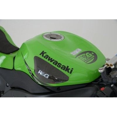 R&G Racing Carbon Fibre Tank Sliders For 2008 2009 Kawasaki Ninja ZX10R ZX1000E
