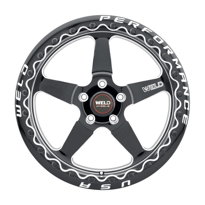 WELD RACING 15x10 Ventura Beadlock Gloss Black 5x120.65 ET45 BS7.3