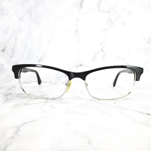 Calvin Klein CK5375 001 Eyeglasses Black Half Rim Cat Eye Frames 52 15 135